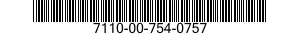 7110-00-754-0757  7110007540757 007540757