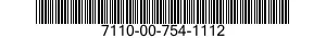 7110-00-754-1112 RACK,DISPLAY,BOOK 7110007541112 007541112