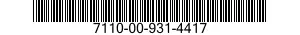 7110-00-931-4417  7110009314417 009314417
