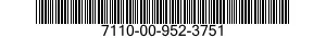 7110-00-952-3751  7110009523751 009523751