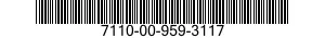 7110-00-959-3117  7110009593117 009593117
