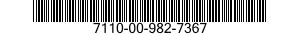 7110-00-982-7367  7110009827367 009827367