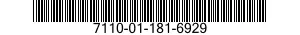 7110-01-181-6929  7110011816929 011816929