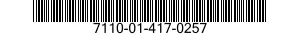 7110-01-417-0257 FURNITURE SUITE,OFFICE 7110014170257 014170257