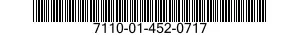 7110-01-452-0717 WORKSTATION SUB-ASSEMBLY,OFFICE TYPE 7110014520717 014520717