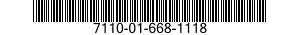 7110-01-668-1118 WORKSTATION SUB-ASSEMBLY,OFFICE TYPE 7110016681118 016681118