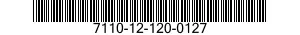 7110-12-120-0127  7110121200127 121200127