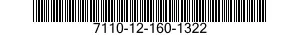 7110-12-160-1322  7110121601322 121601322