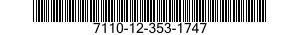 7110-12-353-1747 DESK,FLAT TOP 7110123531747 123531747