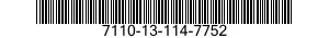 7110-13-114-7752  7110131147752 131147752