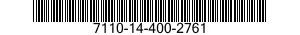 7110-14-400-2761  7110144002761 144002761