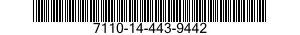 7110-14-443-9442 DESK,FLAT TOP 7110144439442 144439442