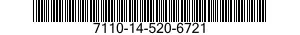 7110-14-520-6721 SHELF,STORAGE AND DISPLAY 7110145206721 145206721