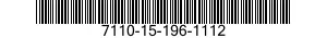 7110-15-196-1112 DESK,FLAT TOP 7110151961112 151961112