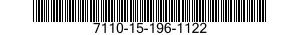7110-15-196-1122 DESK,FLAT TOP 7110151961122 151961122
