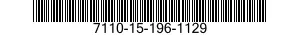 7110-15-196-1129 DESK,FLAT TOP 7110151961129 151961129