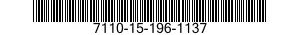 7110-15-196-1137 DESK,FLAT TOP 7110151961137 151961137