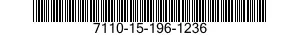 7110-15-196-1236 DESK,FLAT TOP 7110151961236 151961236
