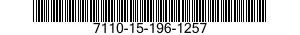 7110-15-196-1257 DESK,FLAT TOP 7110151961257 151961257