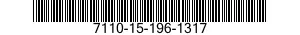 7110-15-196-1317 DESK,FLAT TOP 7110151961317 151961317