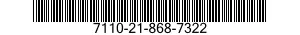 7110-21-868-7322 DESK,FLAT TOP 7110218687322 218687322