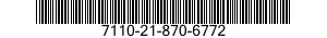 7110-21-870-6772  7110218706772 218706772