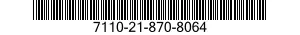 7110-21-870-8064 DESK ATTACHMENT,L-UNIT 7110218708064 218708064