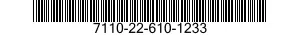 7110-22-610-1233  7110226101233 226101233