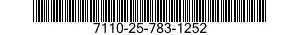 7110-25-783-1252  7110257831252 257831252