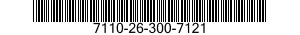 7110-26-300-7121 CABINET,DISPLAY 7110263007121 263007121
