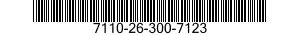 7110-26-300-7123 ANGLE,DESK 7110263007123 263007123