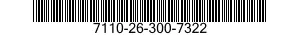 7110-26-300-7322 CHAIR,STRAIGHT 7110263007322 263007322