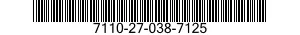 7110-27-038-7125 WORKSTATION SUB-ASSEMBLY,OFFICE TYPE 7110270387125 270387125
