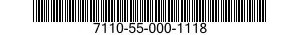 7110-55-000-1118 SHELF UNIT,OFFICE 7110550001118 550001118