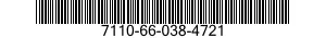 7110-66-038-4721  7110660384721 660384721