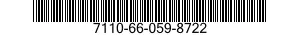 7110-66-059-8722  7110660598722 660598722
