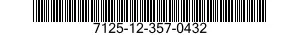 7125-12-357-0432 BIN FRONT,STATIONARY STORAGE AND DISPLAY BIN 7125123570432 123570432