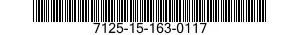 7125-15-163-0117 SHELVING,STORAGE AND DISPLAY 7125151630117 151630117