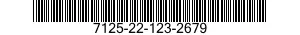 7125-22-123-2679 RACK,STORAGE AND DISPLAY 7125221232679 221232679