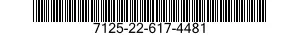 7125-22-617-4481 RACK,STORAGE AND DISPLAY 7125226174481 226174481