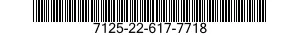 7125-22-617-7718 RACK,STORAGE AND DISPLAY 7125226177718 226177718