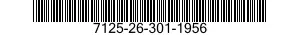 7125-26-301-1956 RACK,STORAGE AND DISPLAY 7125263011956 263011956