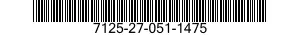 7125-27-051-1475 RACK,STORAGE AND DISPLAY 7125270511475 270511475