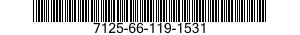 7125-66-119-1531 SHELF BOX,STATIONARY STORAGE AND DISPLAY BIN 7125661191531 661191531