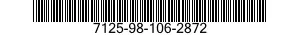 7125-98-106-2872  7125981062872 981062872