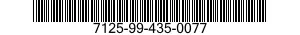 7125-99-435-0077  7125994350077 994350077