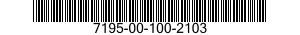 7195-00-100-2103  7195001002103 001002103