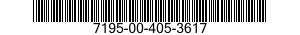 7195-00-405-3617  7195004053617 004053617