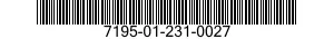 7195-01-231-0027 PARTITION,FREE STANDING 7195012310027 012310027