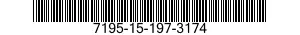 7195-15-197-3174 GLASS,FURNITURE TOP 7195151973174 151973174